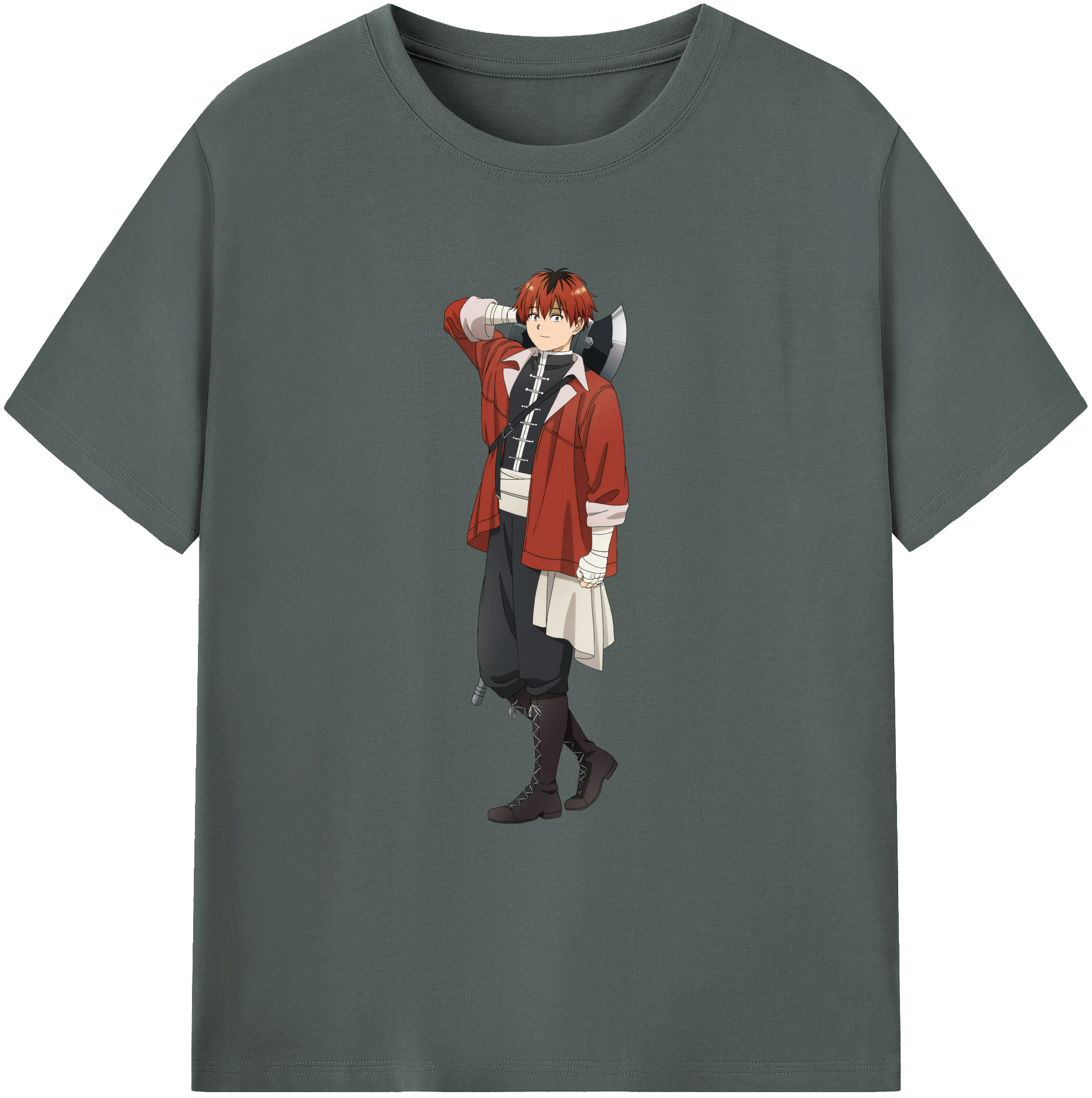 （画像用） 葬送のフリーレン Frieren 綿100％ メンズ半袖Tシャツ｜肌触りやわらか＆通気性